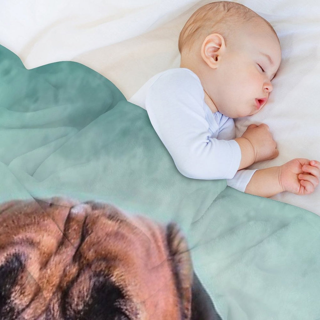 Bullmastiff Dog Sustainable Throw Blanket