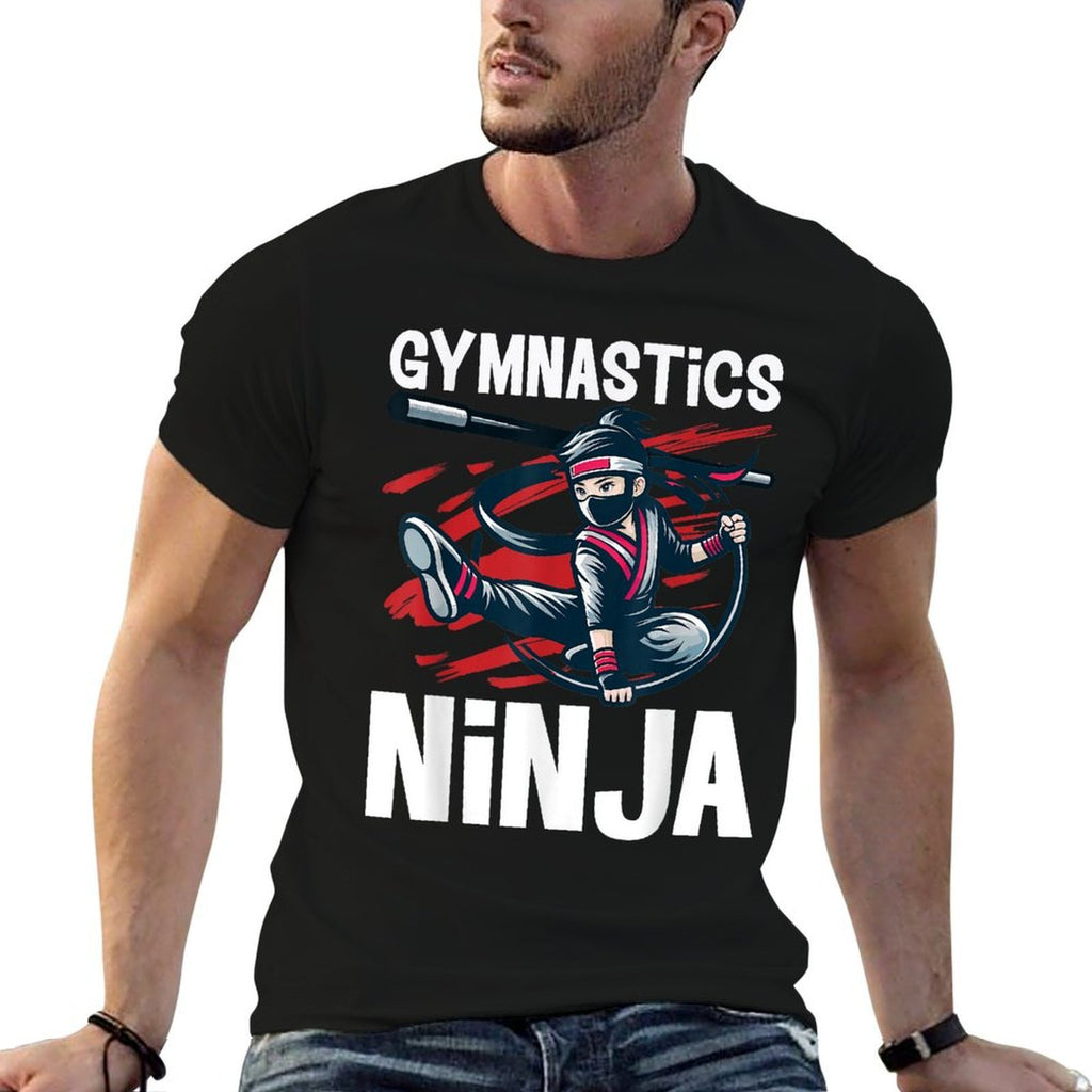 Gymnastics Ninja Boy Funny Sports Comfortable T-Shirt