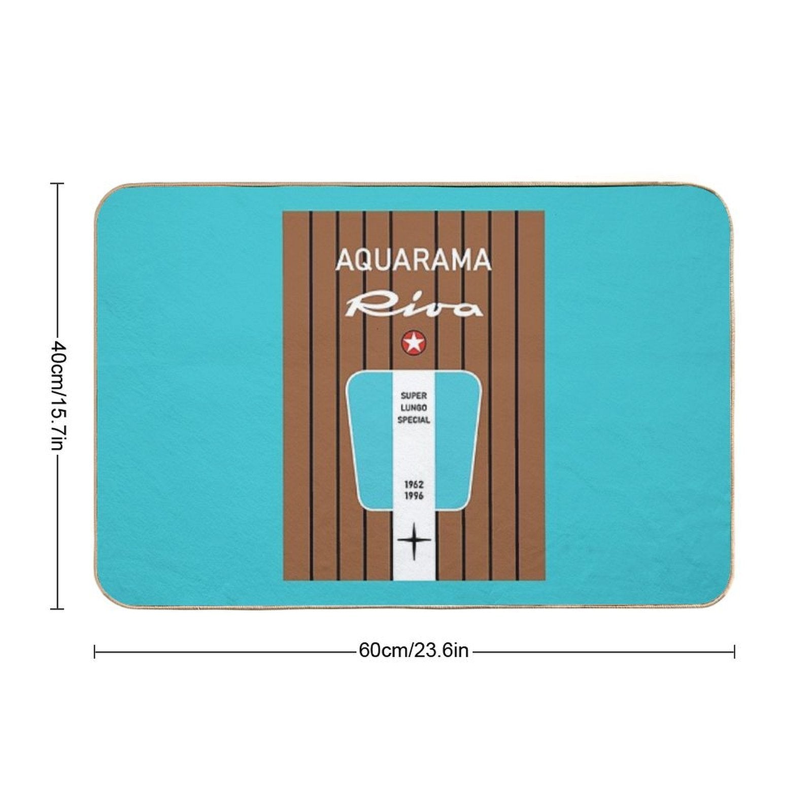 Riva Aquarama Yacht Lake Como Cannes Monaco Saint-Tropez Capri  Slip-Resistant Bath Mat