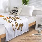 St. Olaf College Wrinkle-free Throw Blanket