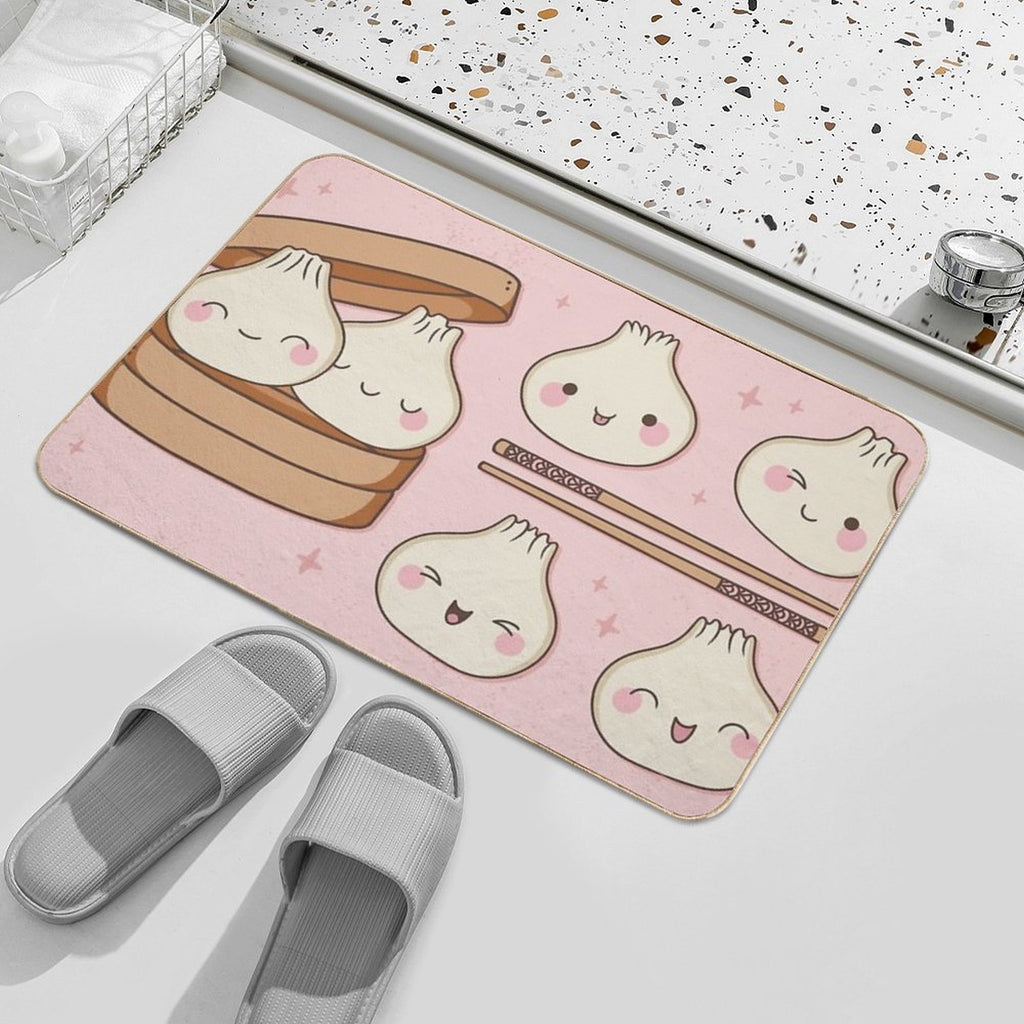 Xiaolongbao, Chinese Food Durable Bath Mat
