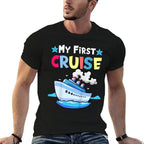 My First Cruise, Girls, Boys, Kids, Funny Vacation Cruise  Odor-resistant T-Shirt