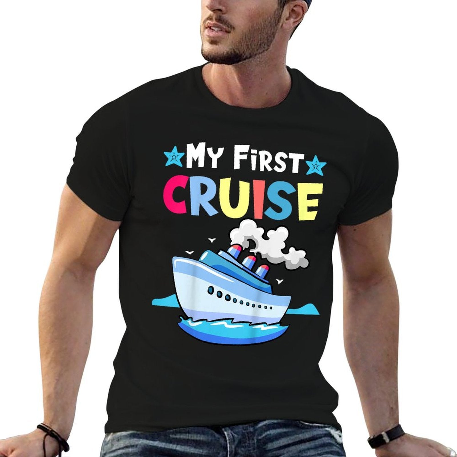 My First Cruise, Girls, Boys, Kids, Funny Vacation Cruise  Odor-resistant T-Shirt
