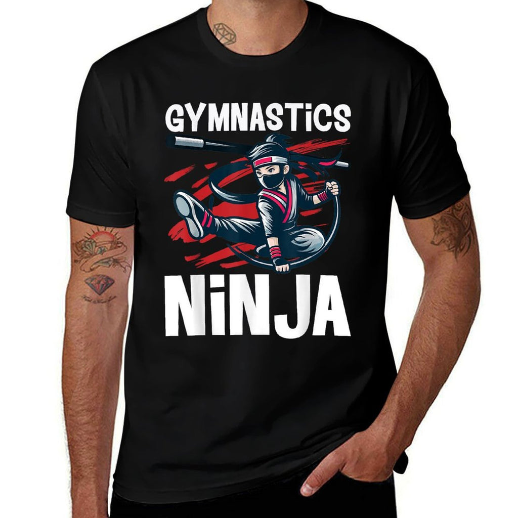 Gymnastics Ninja Boy Funny Sports Comfortable T-Shirt