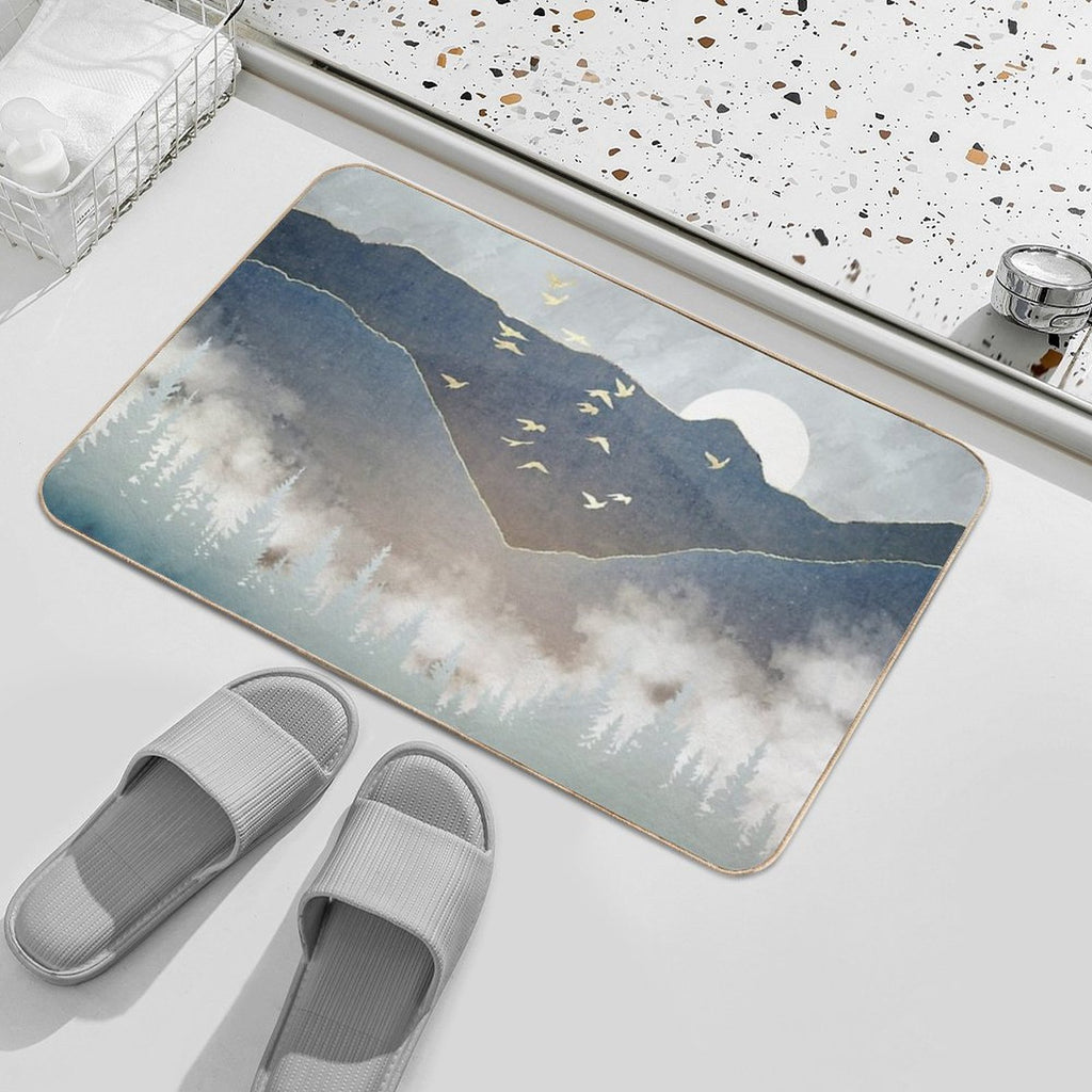 Blue Mountain Mist  Absorbent Bath Mat