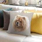Chow Chow Soft Decorative Cover Throw Pillow