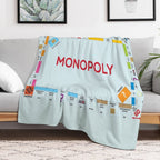 Monopoly Premium Throw Blanket