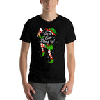 Lets Get Elfed Up Funny Drinking Christmas Cheers Holiday  Stretchy T-Shirt