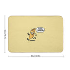 Pasta La Vista!  Rapid-Drying Bath Mat