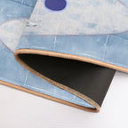 Lady In Tub In Blue  Pet-Safe Bath Mat