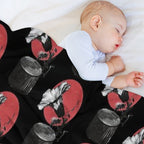 Gramophone Quick-dry Throw Blanket