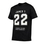 James 122 Be Doers Bible Verse Team Sports Jersey Christian  Durable T-Shirt