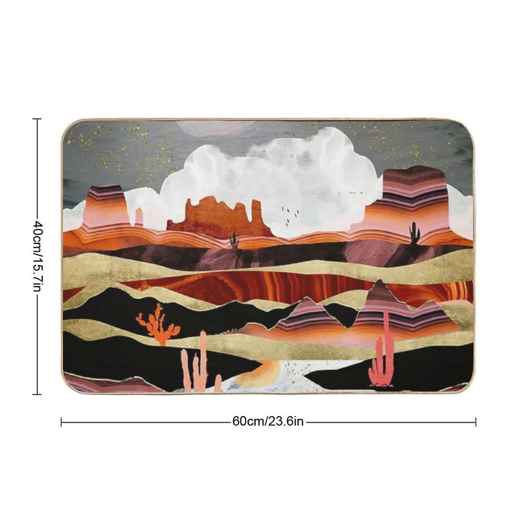 Coral Desert Lake  Multi-Purpose Bath Mat