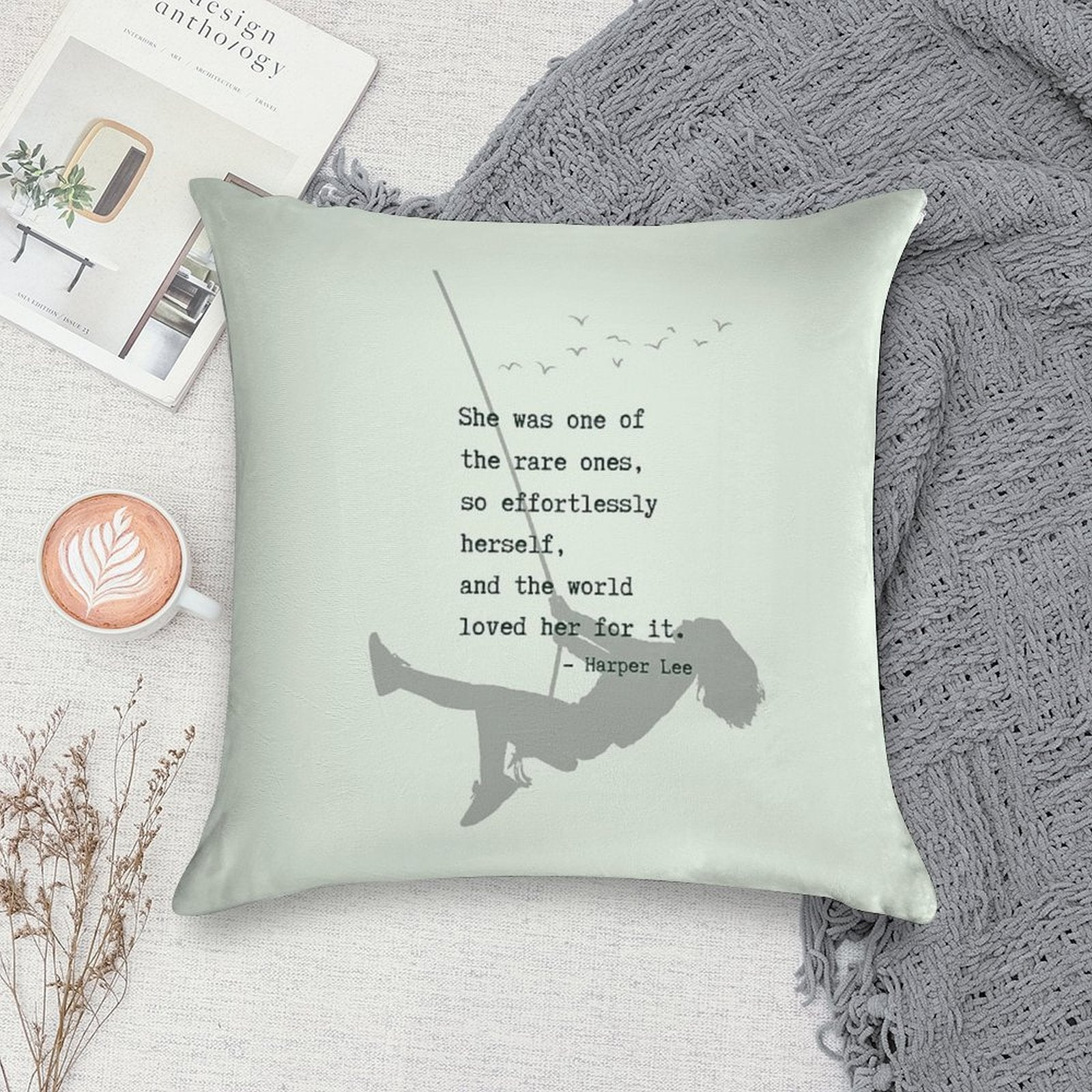 To Kill A Mockingbird Soft Gift Ready Throw Pillow
