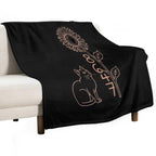 8647 Subtle Anti Trump 86 47 Cat Sunflower, Cat Lovers Durable Throw Blanket