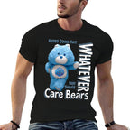 Care Bears Whatever Grumpy Bear Toy Cute Cartoon  Ribbed Collar T-Shirt