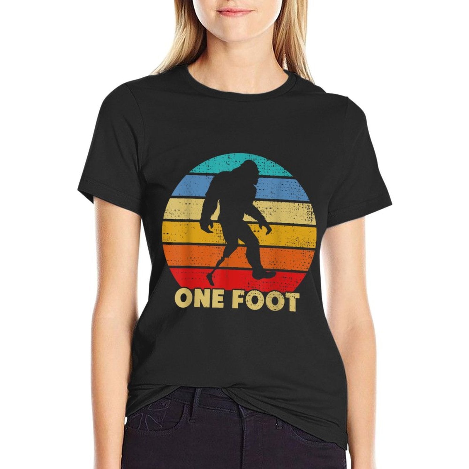 One Foot Bigfoot Prosthetics Amputated Disability  Relaxed-fit T-Shirt