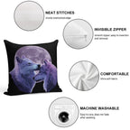 Wolf Lover Gifts Soft Home Decor Throw Pillow