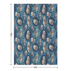 Cute Seal Pattern Versatility Throw Blanket