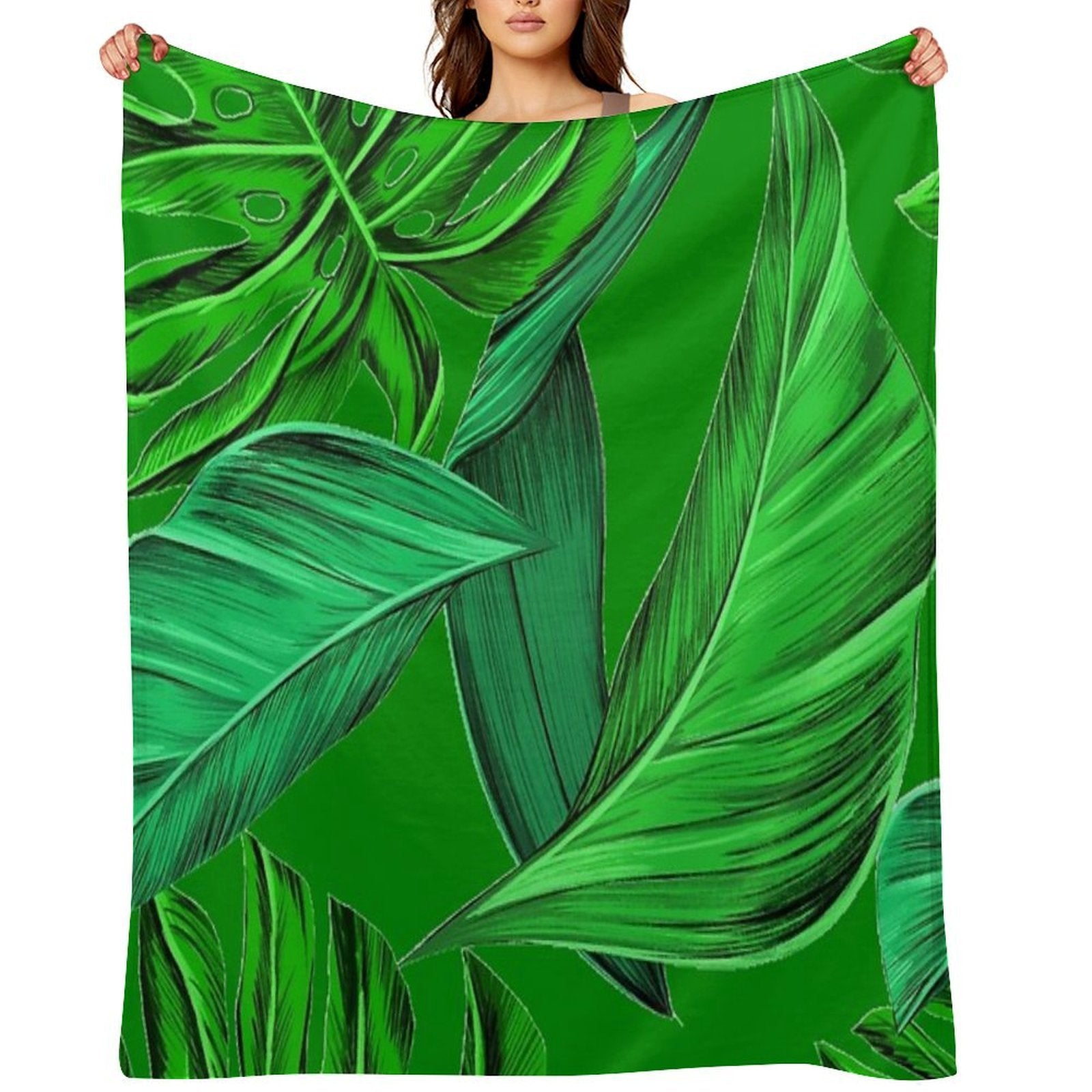 Green Day Quick-dry Throw Blanket