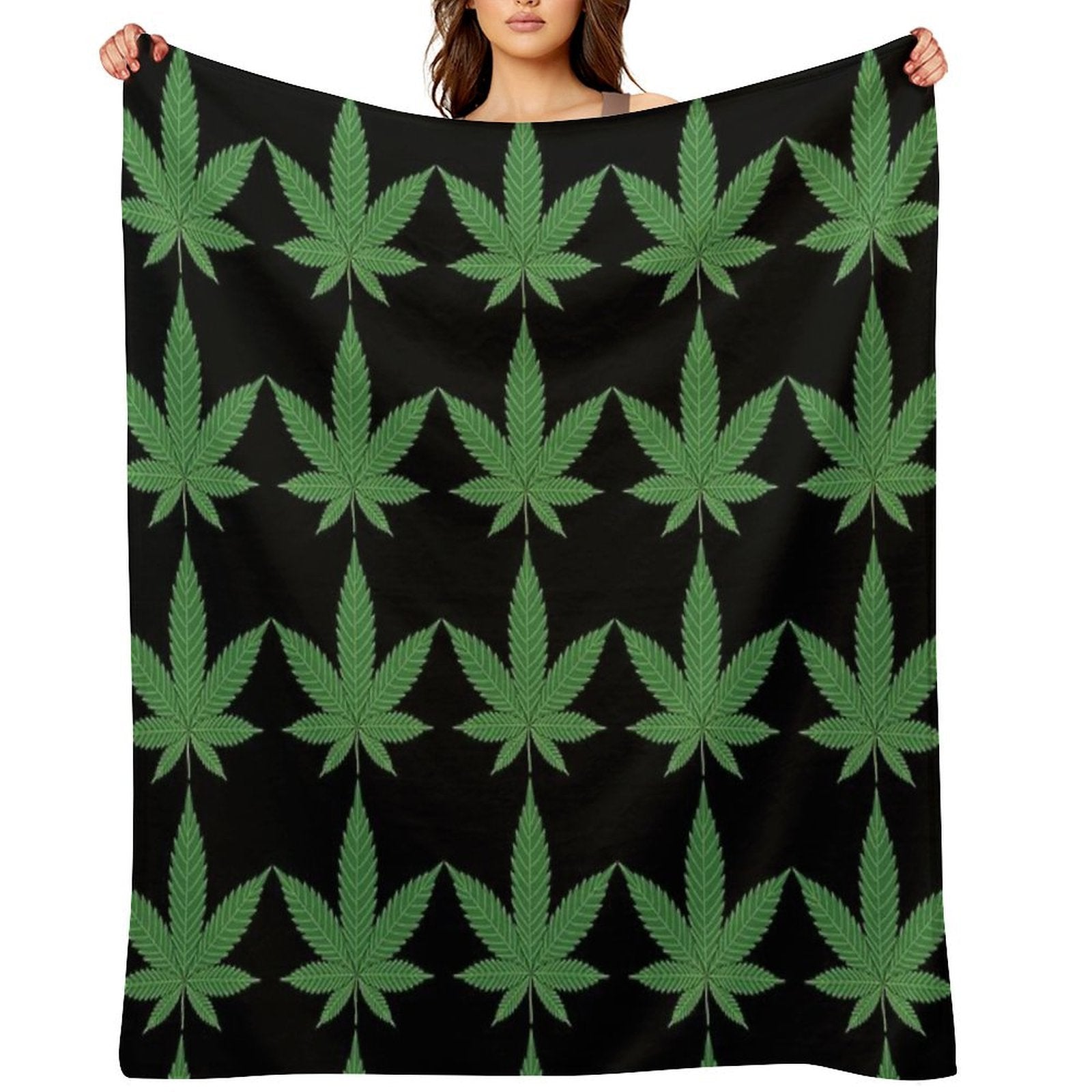 Weed Multi-functional Throw Blanket