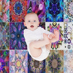 Kaleidoscope Patchwork Travel-friendly Throw Blanket