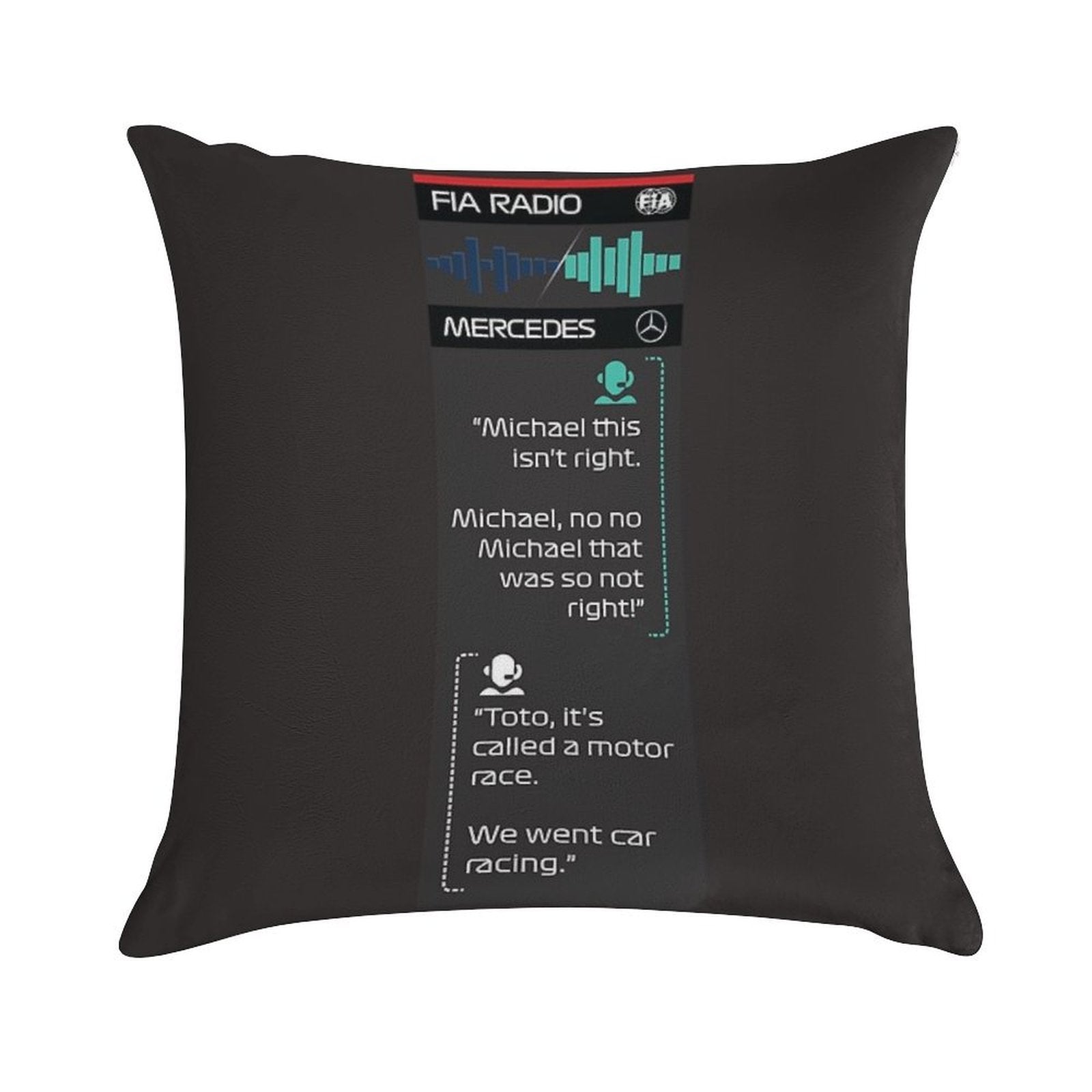 Toto And Michael Masi Radio Soft Warmth Comfort Throw Pillow