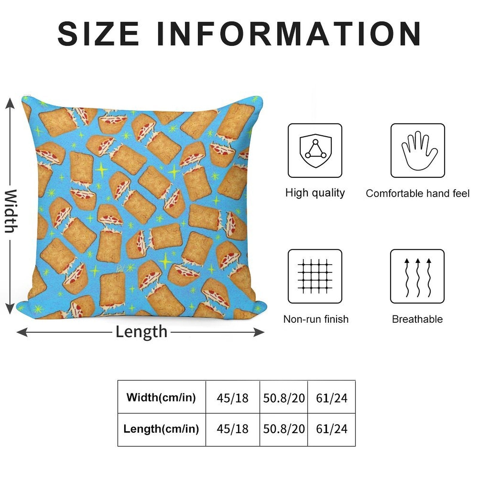Hot Pocket Soft Style Accent Throw Pillow