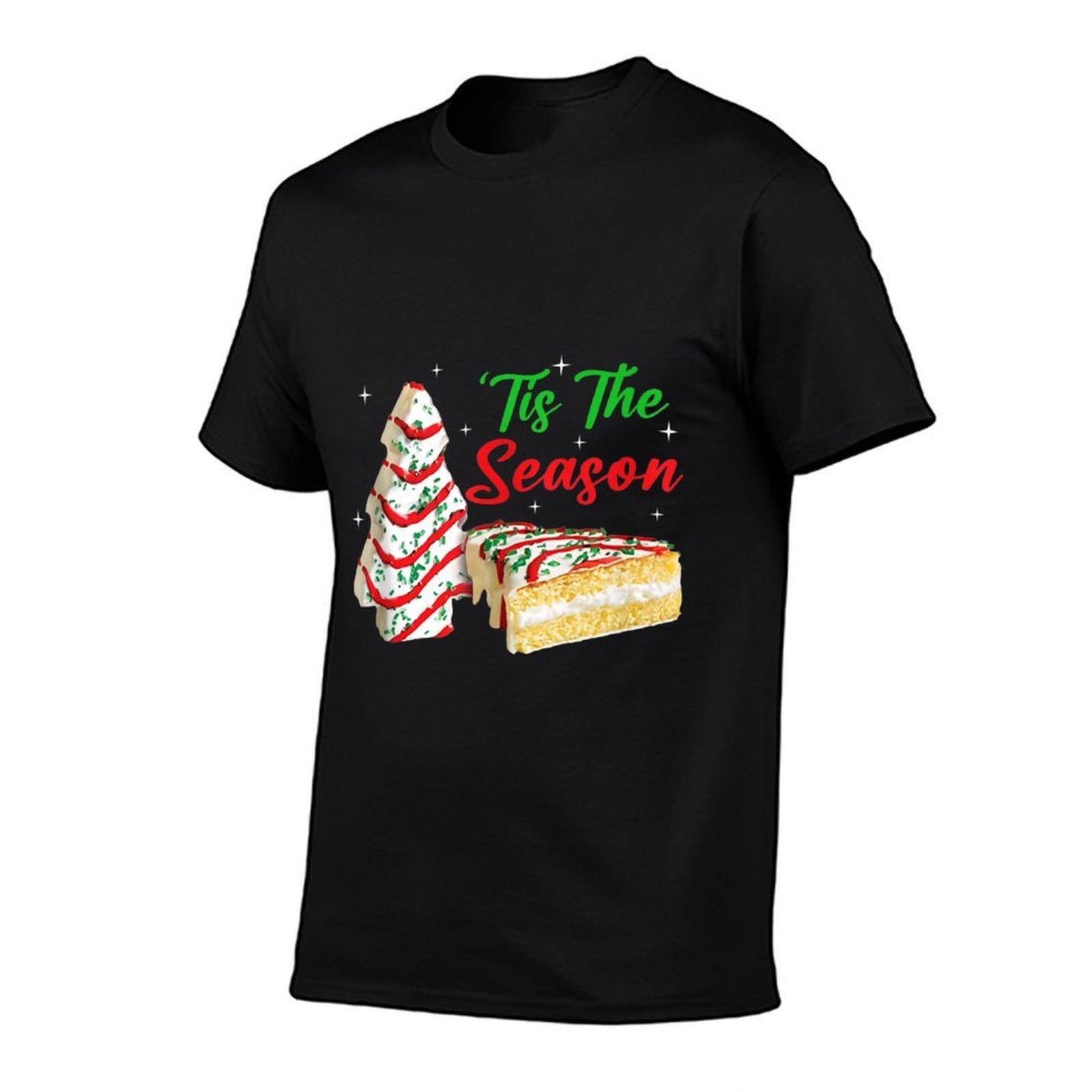 Funny Tis The Season Design Christmas Tree Cakes Debbie  Eco-friendly Material T-Shirt