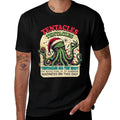 Funny Cthulhu Christmas Tentacles Eldritch Holiday  Heathered Texture T-Shirt