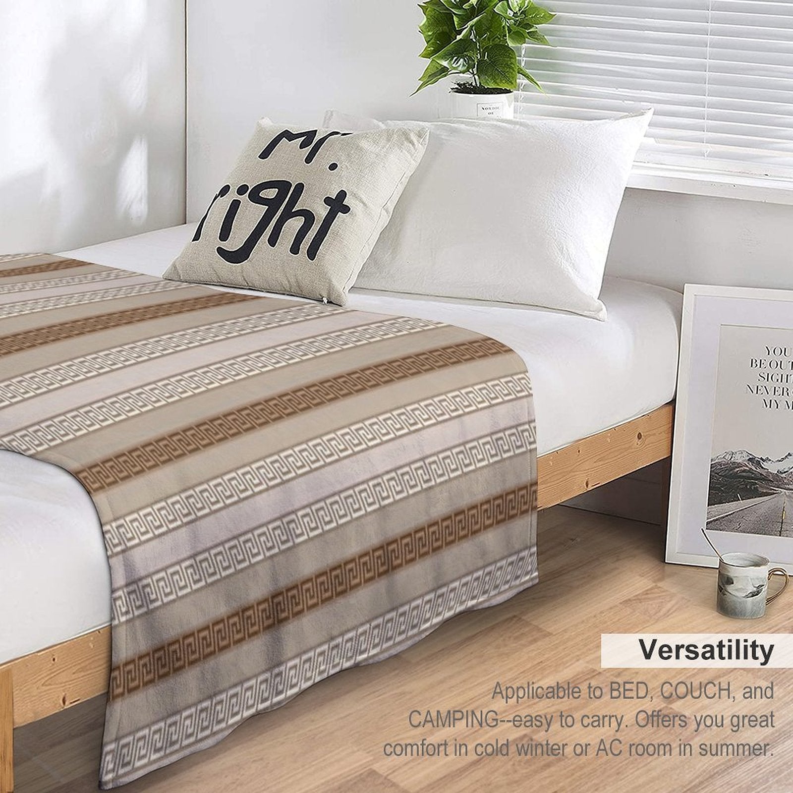 Patterned Stripe 005 Compact Throw Blanket