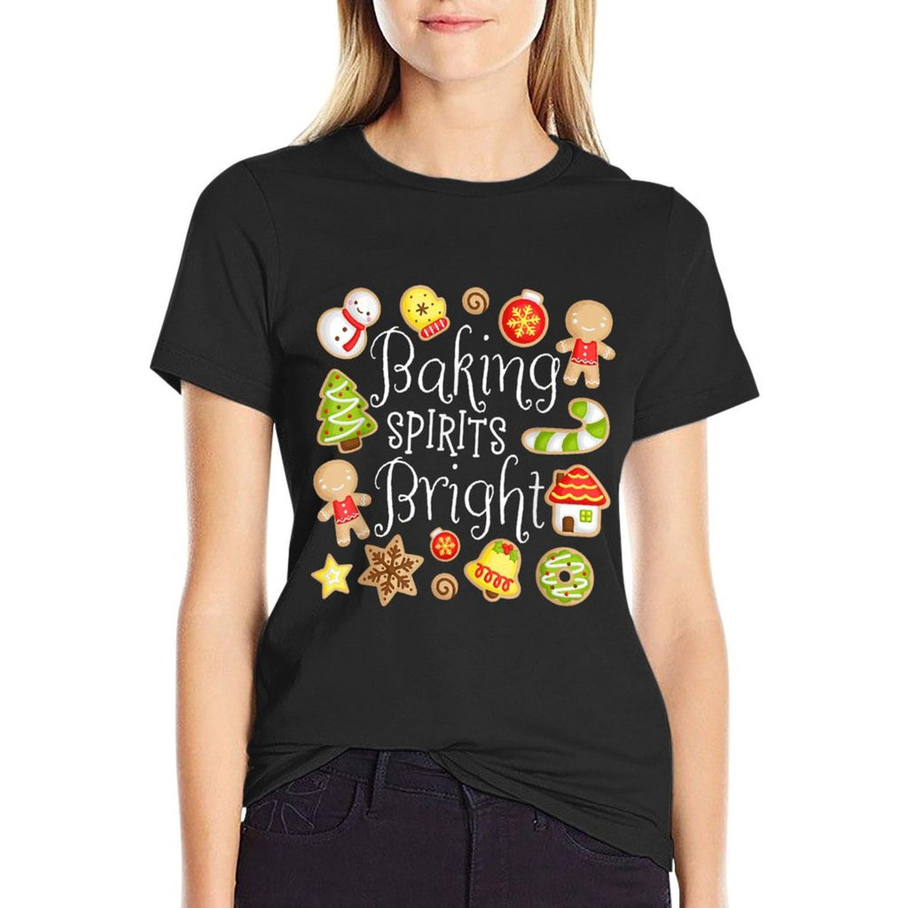 Baking Spirits Bright Christmas Gingerbread Lover Xmas Party  Affordable Price T-Shirt