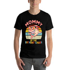Mommy of The Shark Birthday Mom Matching Family  Soft T-Shirt