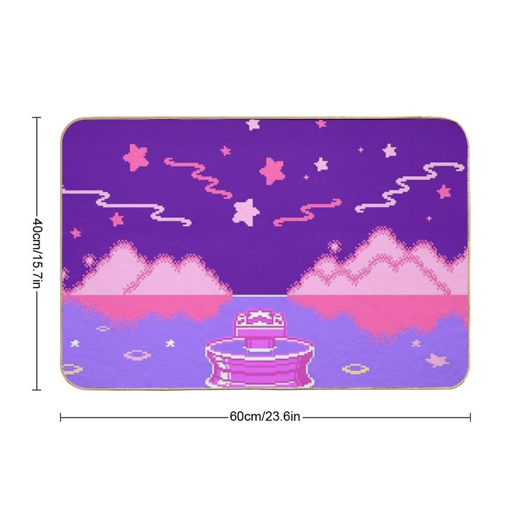 Kirby's Adventure - Rainbow Resort ~ Dedede Battle ☁★  Eco-Friendly Bath Mat