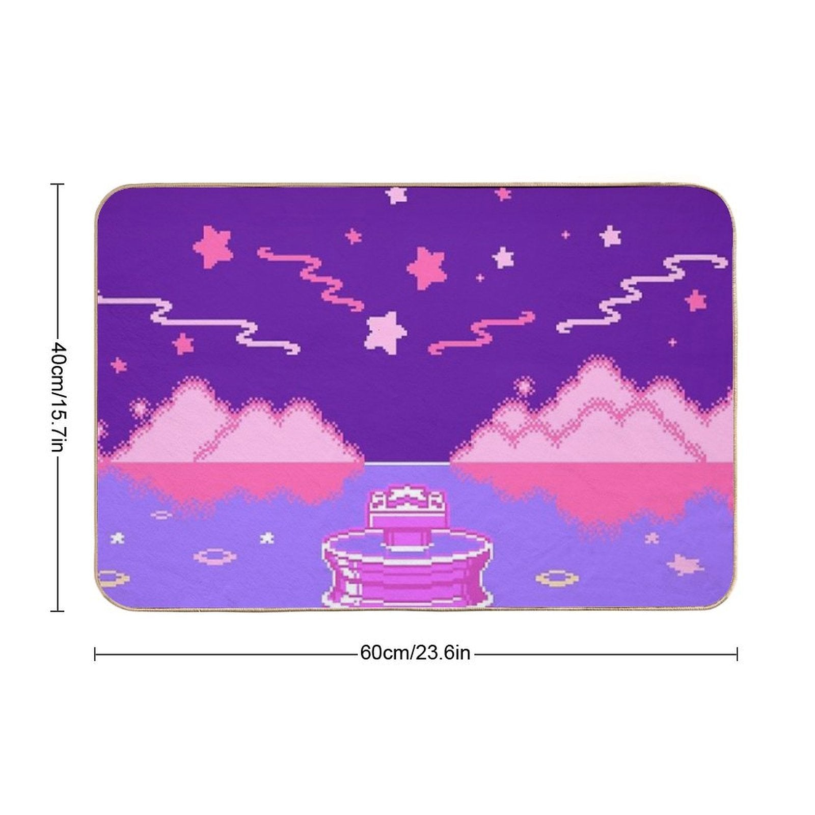 Kirby's Adventure - Rainbow Resort ~ Dedede Battle ☁★  Eco-Friendly Bath Mat