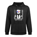 Trump You Liberals Can't Shoot For Shit American USA Flag Medium-Weight Fabric Hoodie