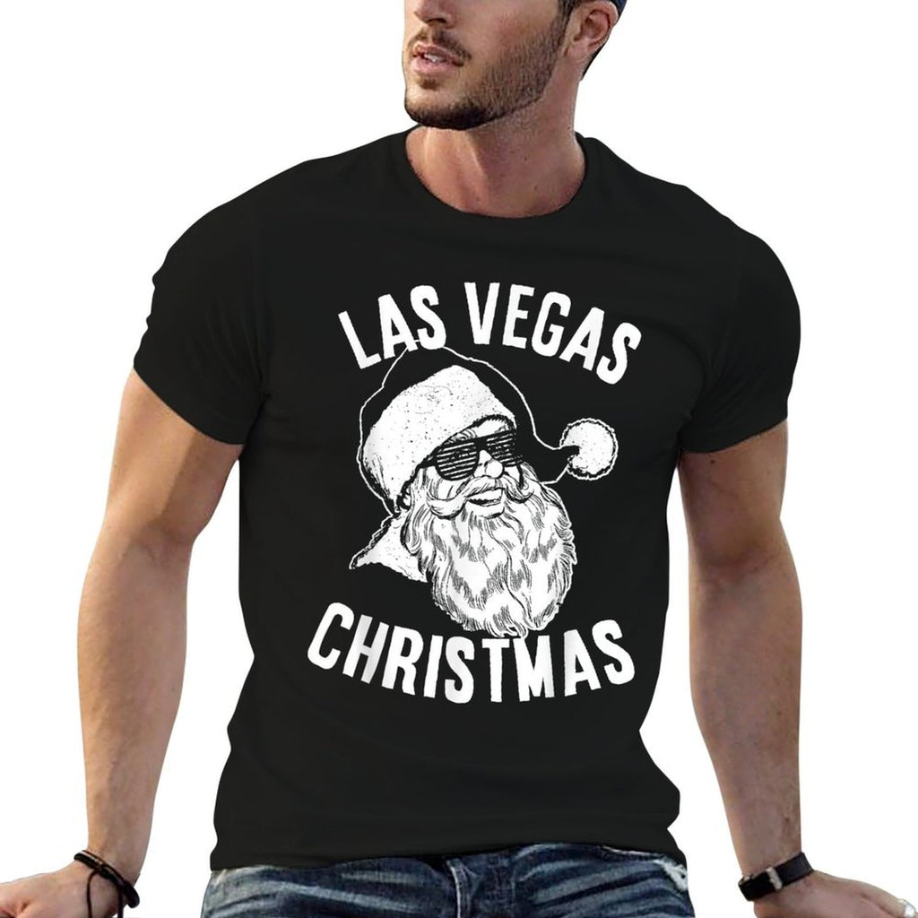 Las Vegas Christmas  High-quality Stitching T-Shirt