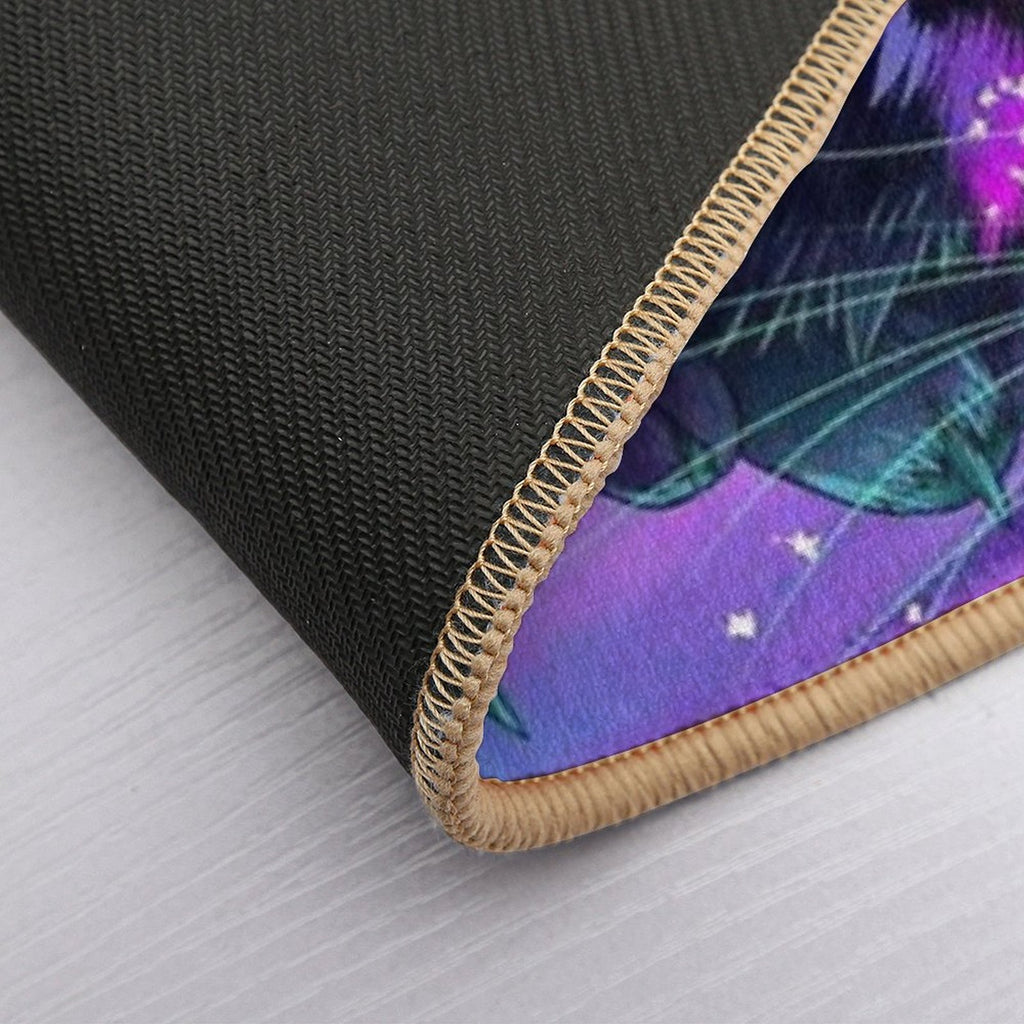 Neon Tiger Painting Durable Bath Mat