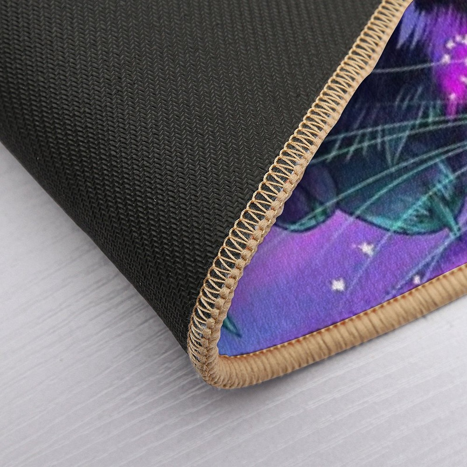 Neon Tiger Painting Durable Bath Mat