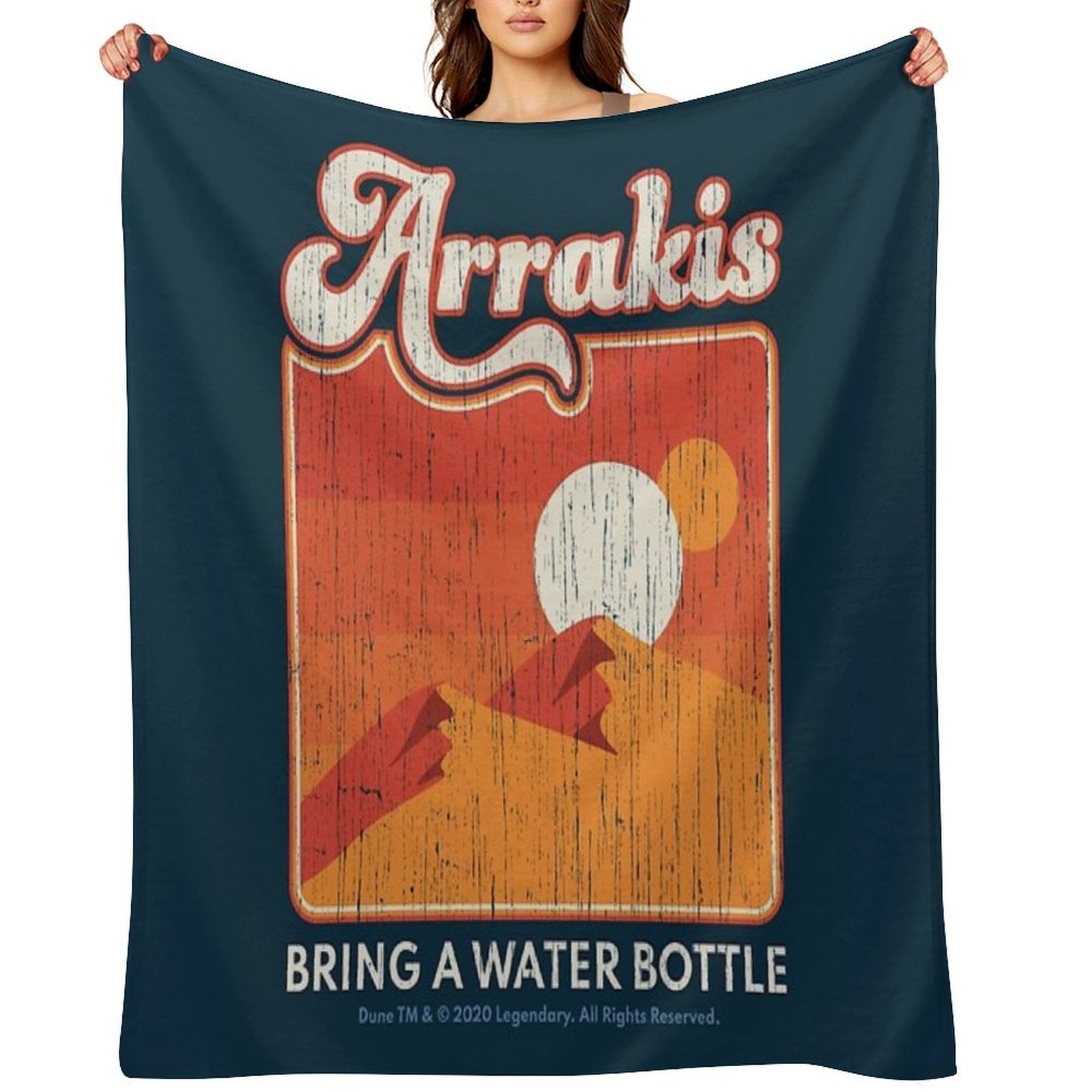 Dune 2020 Arrakis Desert Design Comfort Throw Blanket