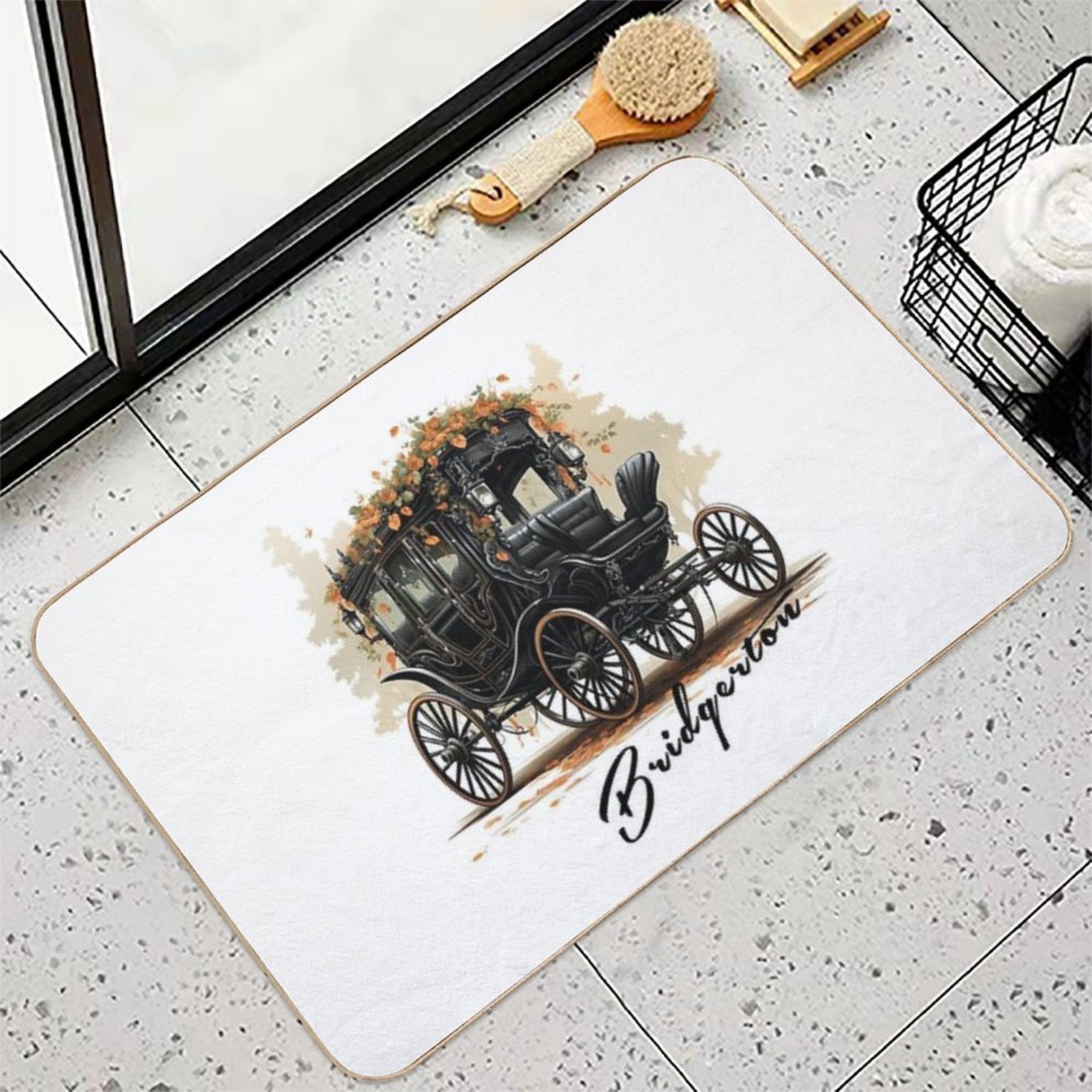 Bridgerton Polin  High-Traffic Bath Mat