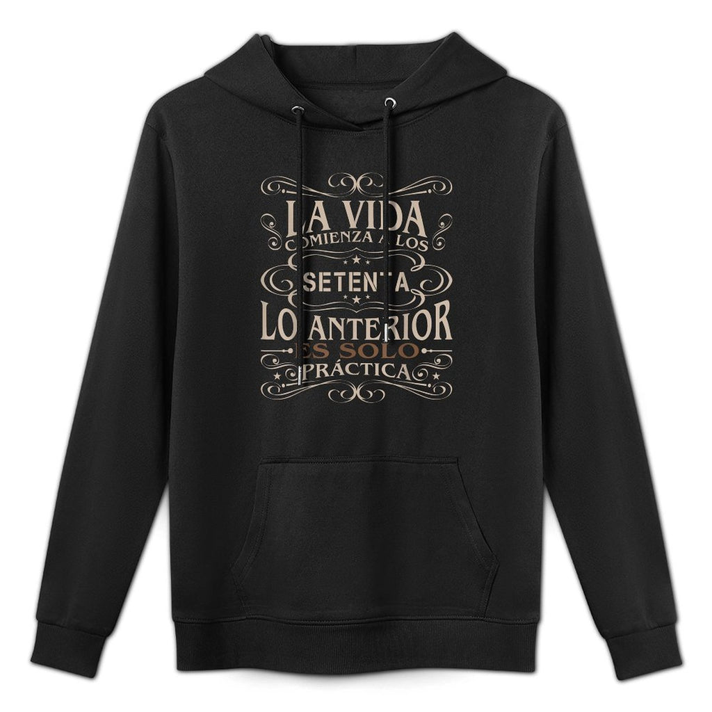 Regalo Para 70 Años Hombre Mujer Cumpleano Feliz Setenta Easy Care Hoodie