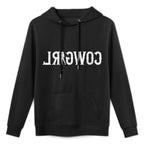 Womens Funny Vintage Reverse Cowgirl - Western Country Rodeo Meme Customizable Surface Hoodie