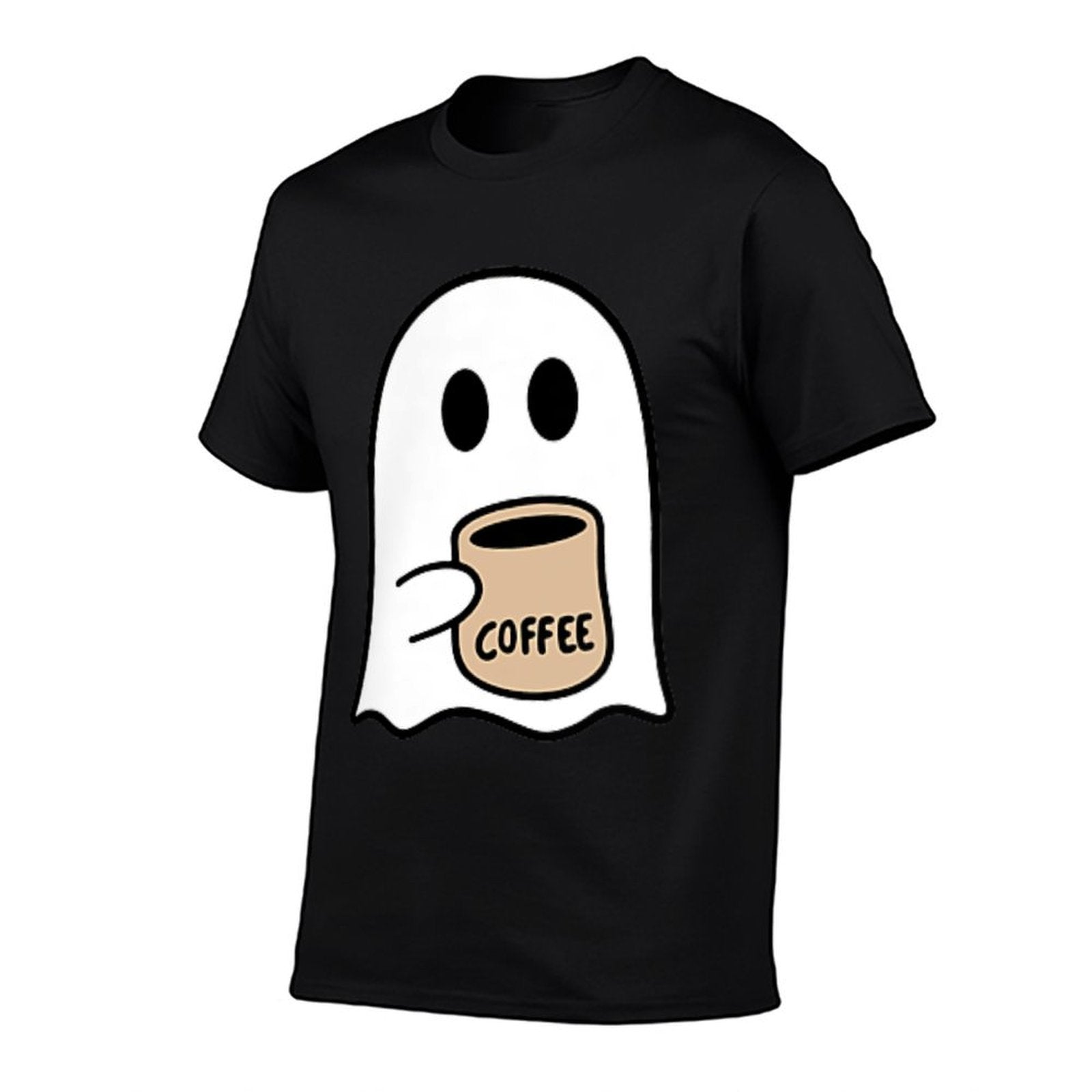 Ghost Drinking Coffee Funny Halloween Costume Coffee Lover  Vintage-inspired T-Shirt