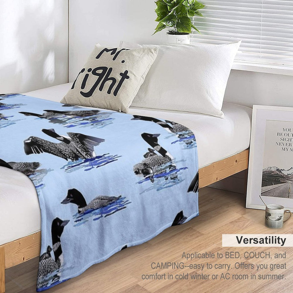 Lots of Loons Shrink-resistant Throw Blanket