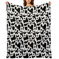 The Cow Modern Art Colors Travel-friendly Throw Blanket