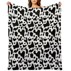 The Cow Modern Art Colors Travel-friendly Throw Blanket