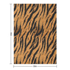 Tiger Stripe Cover Plush Throw Blanket