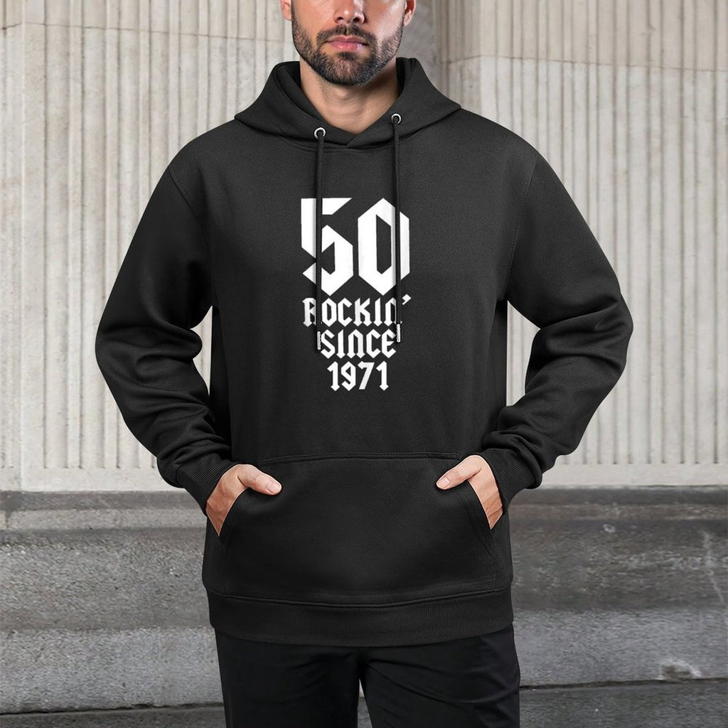 50 Year Old Music Classic Rock 1971 50th Birthday Shape Retention Hoodie