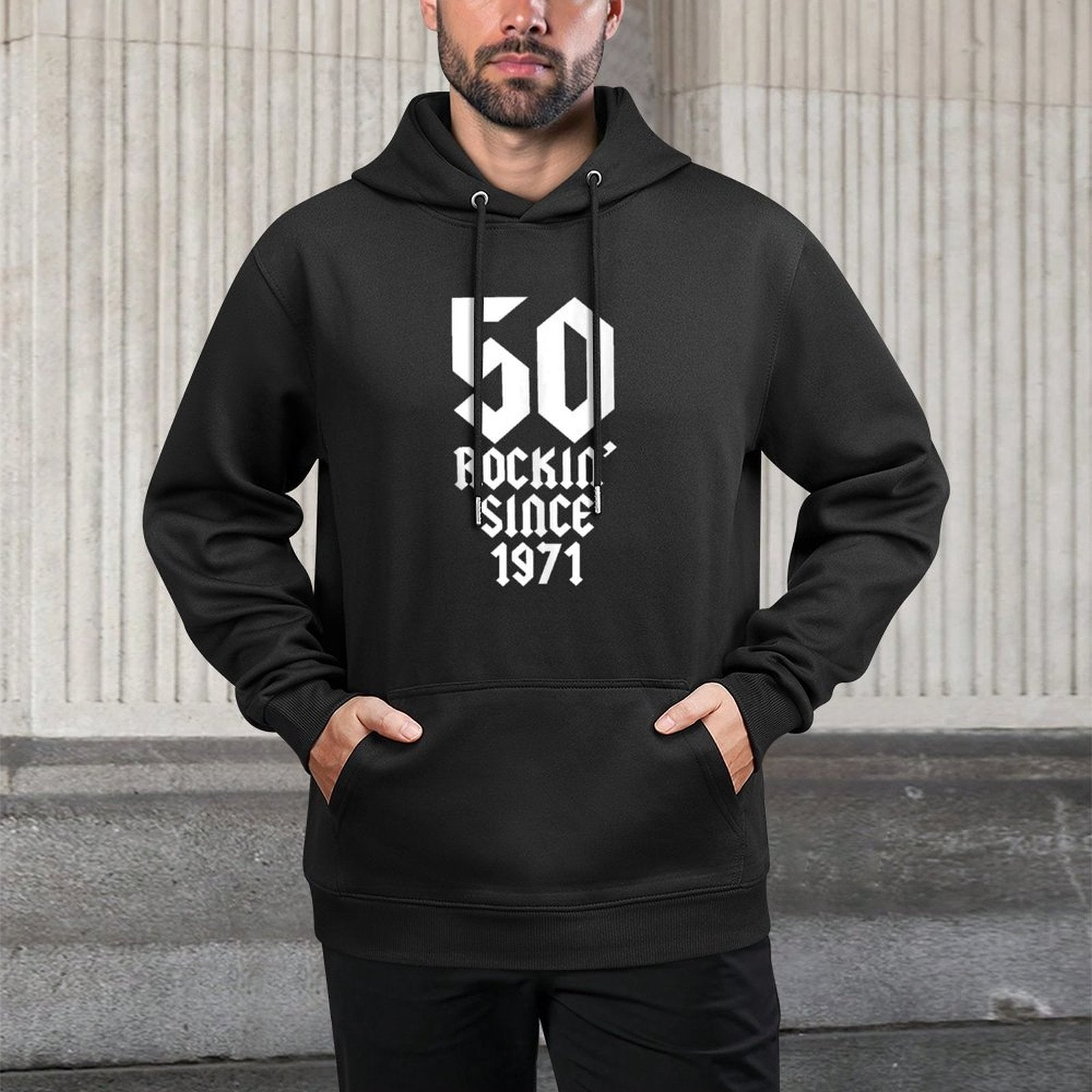 50 Year Old Music Classic Rock 1971 50th Birthday Shape Retention Hoodie